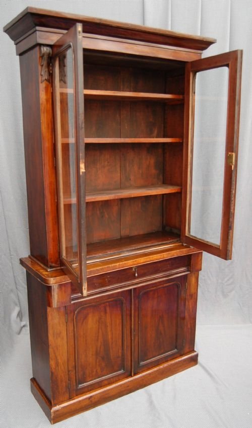 fig 1. Bookcase Cabinet Desk Chiffonier Bureau Display Case