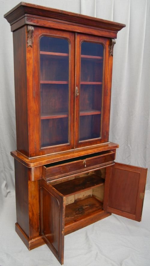 fig 3. Bookcase Cabinet Desk Chiffonier Bureau Display Case