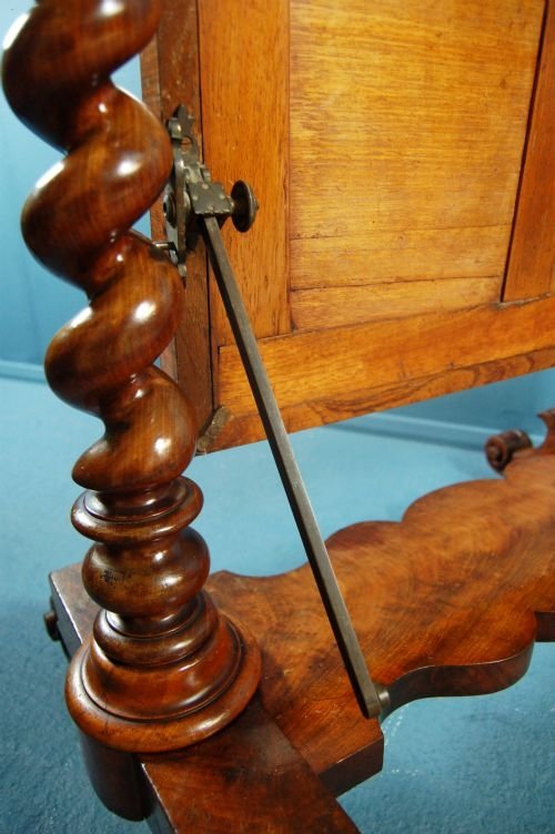 fig 1. Cheval Dressing Swing Mirror Antique Victorian Large