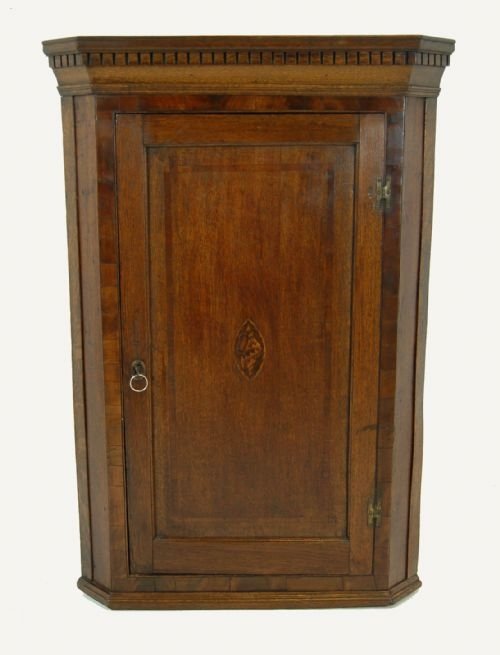 Fine Oak Corner Cupboard Cabinet Antique Georgian C1780