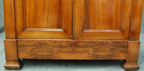 fig 2. Wardrobe Armoire Cupboard Antique French Burr Walnut