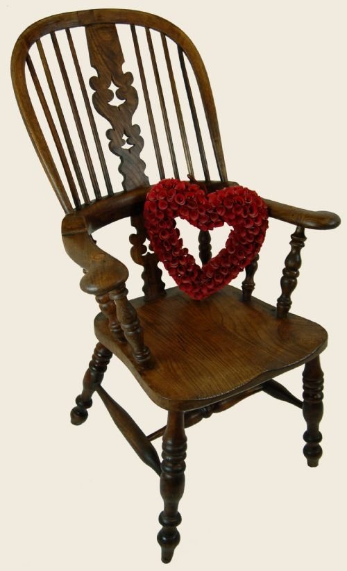 Windsor Yew Elm Country Chair Yorkshire C1850 Armchair