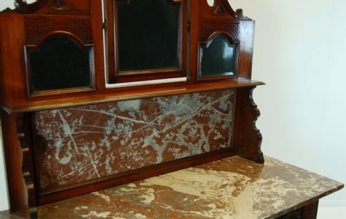 fig 2. Dressing Table Vanity Unit Wash Stand Victorian Antique