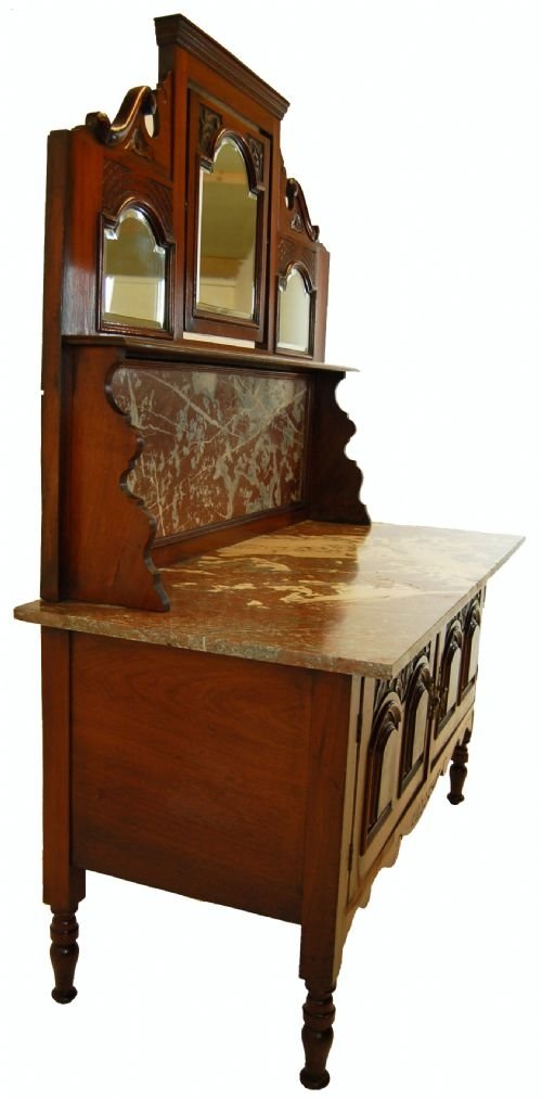 fig 3. Dressing Table Vanity Unit Wash Stand Victorian Antique