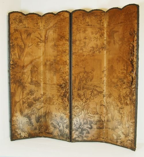 Screen Room Divider Folding Antique Tapestry Backdrop