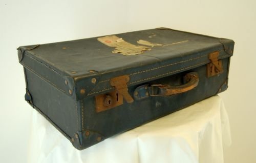Vintage Suitcase Luggage Travel Case Trunk Shop Display