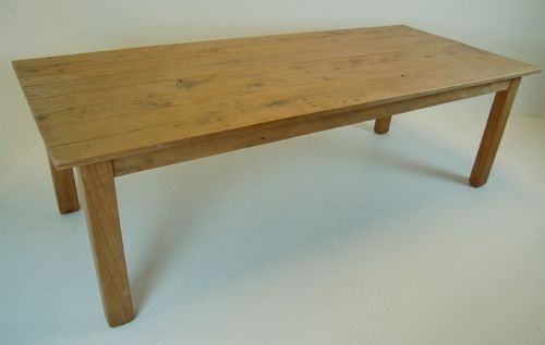 Kitchen Table Large Seats 10 Antique Beech Hardwood