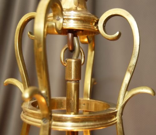 fig 2. Coach Lamp Coaching Lantern Light Lamp Brass Antique