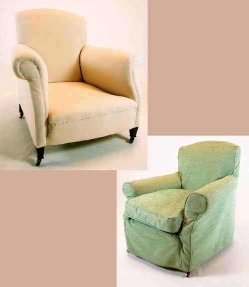 Victorian Antique Armchair Chair Wingback Castors C1890