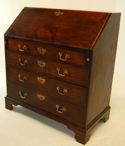 Bureau Writing Desk Slope Front Georgian Antique C1770