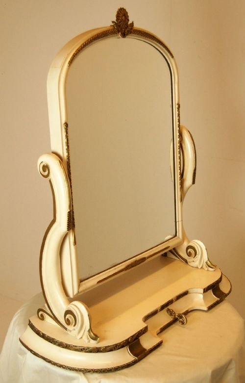 Dressing Vanity Swing Bedroom Cosmetic Mirror Antique