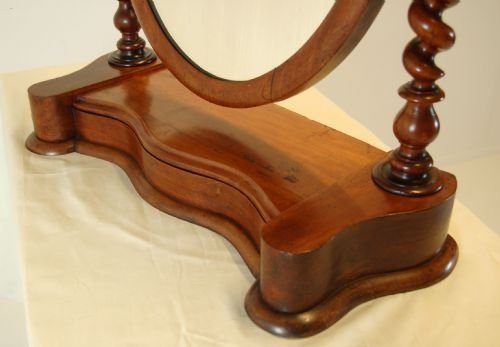fig 1. Dressing Vanity Swing Bedroom Cosmetic Mirror Antique