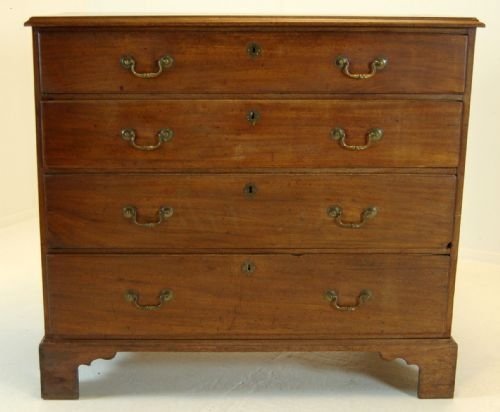 fig 1. Chest of 4 Drawers Large Antique Georgian c1800 Tallboy