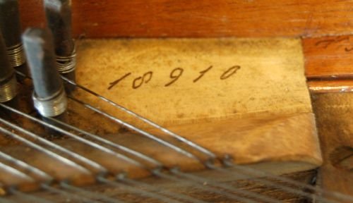 fig 2. John Broadwood 18910 Regency Square Piano c1817 Antique
