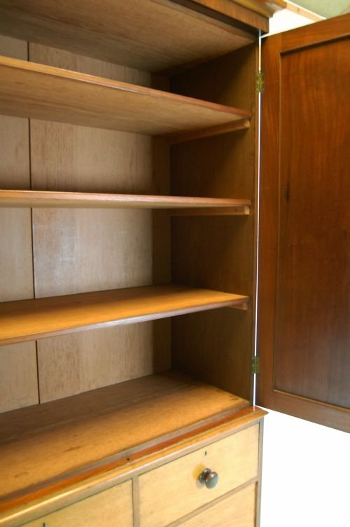 fig 1. Linen Press Wardrobe Armoire Cupboard Antique Compactum
