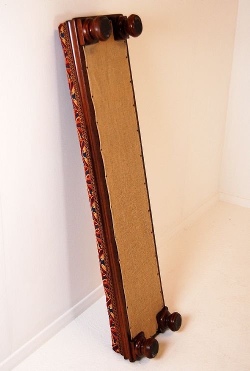 fig 2. Long Foot Stool Bench Window Seat Pouffe c1820 Antique
