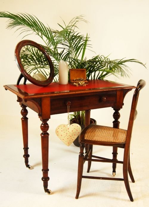English Hall Table Library Antique Sofa Side Tea & Seat