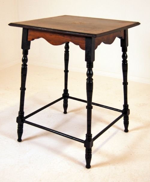 fig 1. Rosewood Hall Table Antique Side Tea Stand Occasional