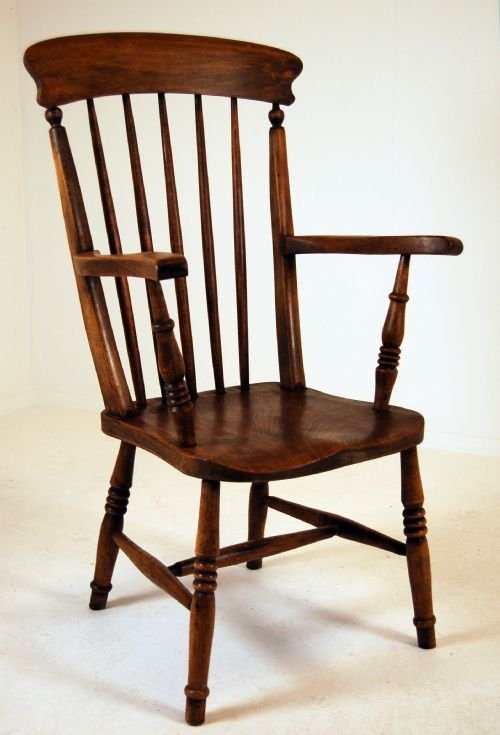 	
Elm Windsor Stick Back Elbow Chair Armchair Country