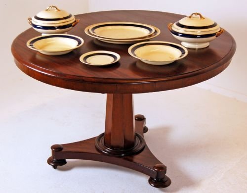 Round Table Breakfast Loo Centre Supper Dining Antique