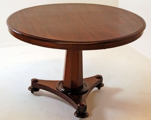 fig 2. Round Table Breakfast Loo Centre Supper Dining Antique