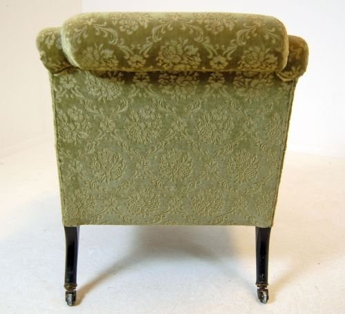 fig 3. Armchair Antique Library Chair Victorian Salon Fireside