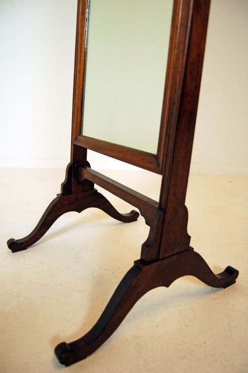 fig 1. Cheval Dressing Swing Full Mirror Antique Large Vanity
