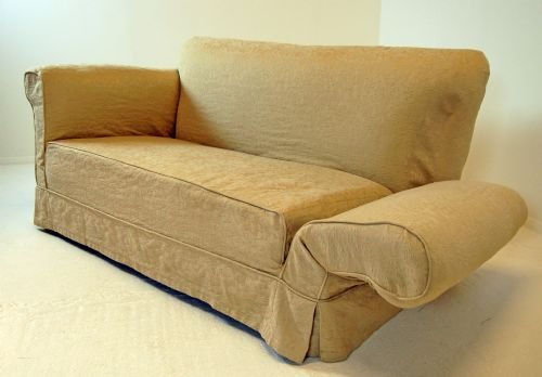 fig 2. Sofa 2 Seater Antique Victorian Couch Settee Drop-Arm