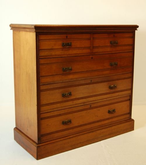 Chest of Drawers Large Antique Walnut Edwardian C1910