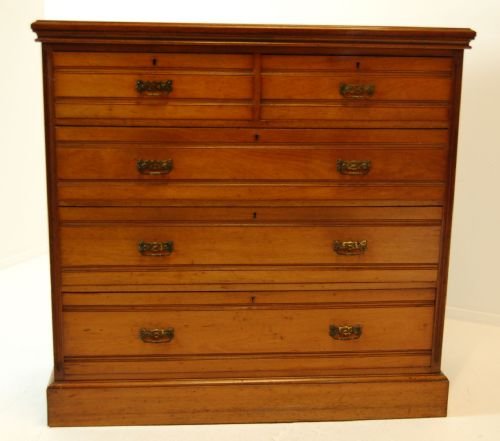 fig 1. Chest of Drawers Large Antique Walnut Edwardian c1910
