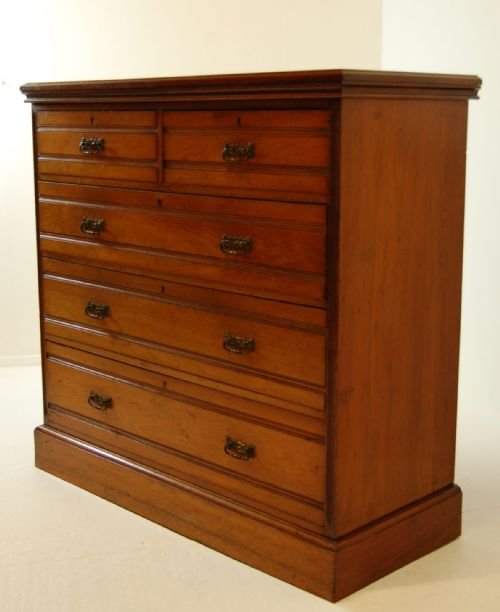 fig 2. Chest of Drawers Large Antique Walnut Edwardian c1910