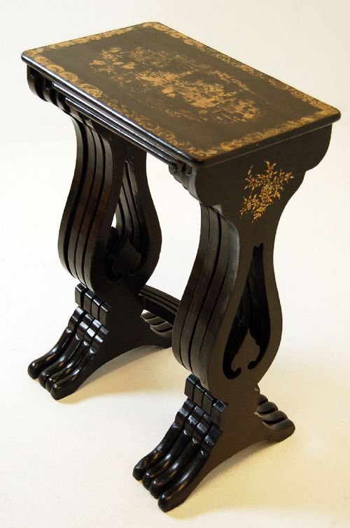 Quartetto Set Nest of Tables Chinese Antique Chinoiserie