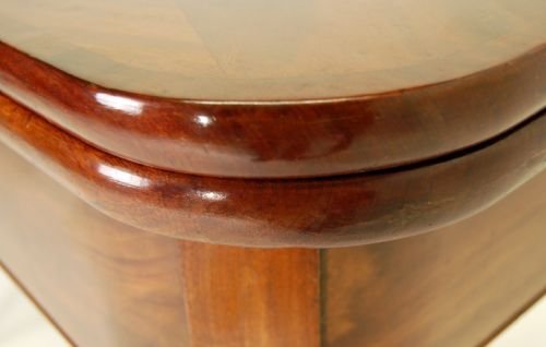 fig 3. Irish Table Fold Over Side Card Hall Tea Sofa Antique