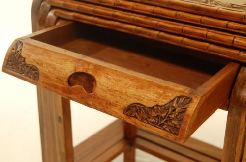 fig 2. Quartetto Nest Set of Hardwood Tables Oriental Antique