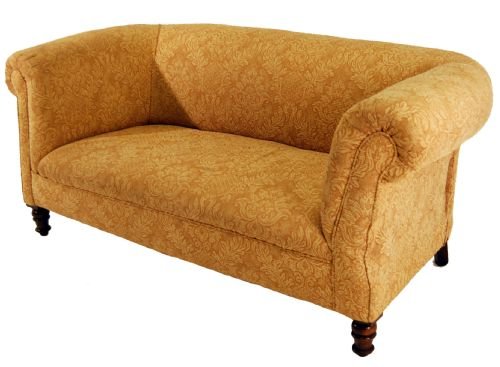 fig 1. ofa 2 Seater Antique Victorian Couch Settee Drop-Arm