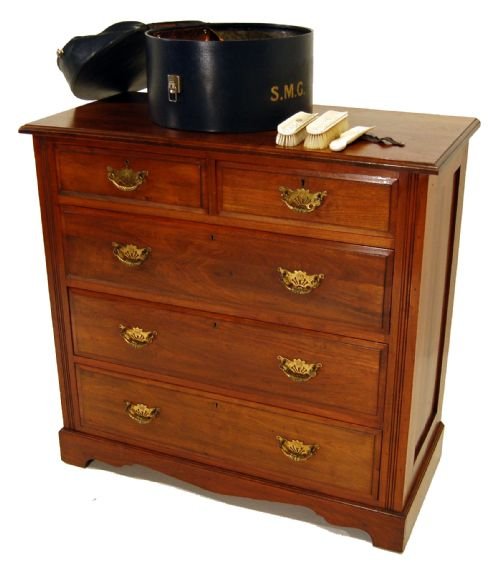 Superb Chest of Drawers Antique Walnut Edwardian C1910