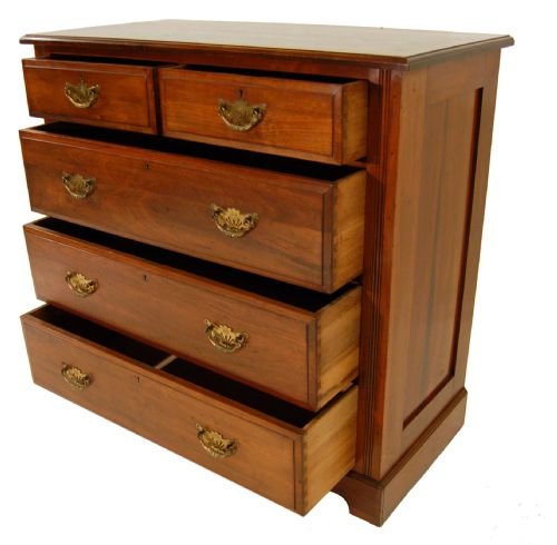fig 2. Superb Chest of Drawers Antique Walnut Edwardian c1910