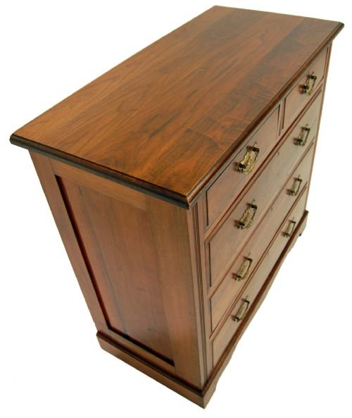 fig 1. Superb Chest of Drawers Antique Walnut Edwardian c1910