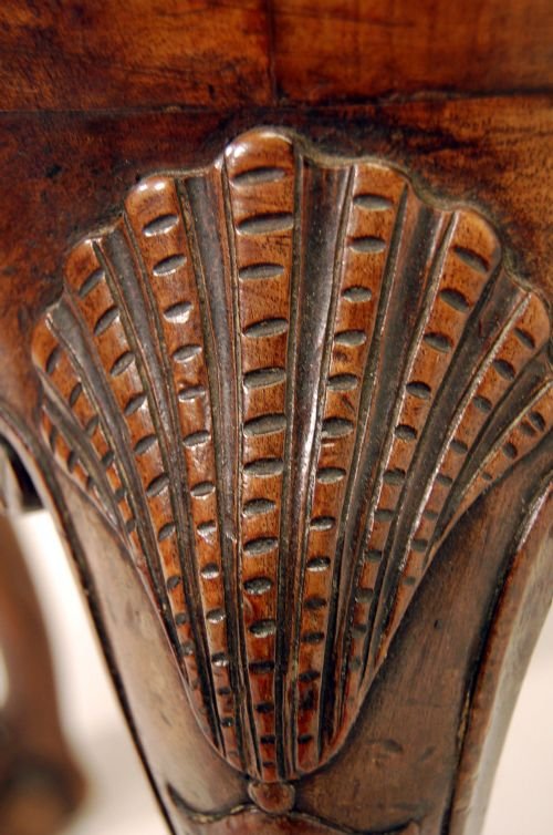 fig 2. Oval Stool Antique Footstool Georgian Revival
