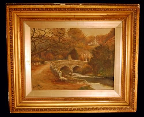 Oil on Canvas 1912 Hilda Walker Original of Couchs Mill