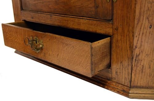 fig 2. Fine Oak Corner Cupboard Cabinet Antique Georgian c1750