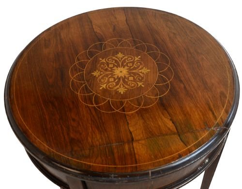 fig 2. Petal Bijouterie Side Table Sewing Box Display Antique
