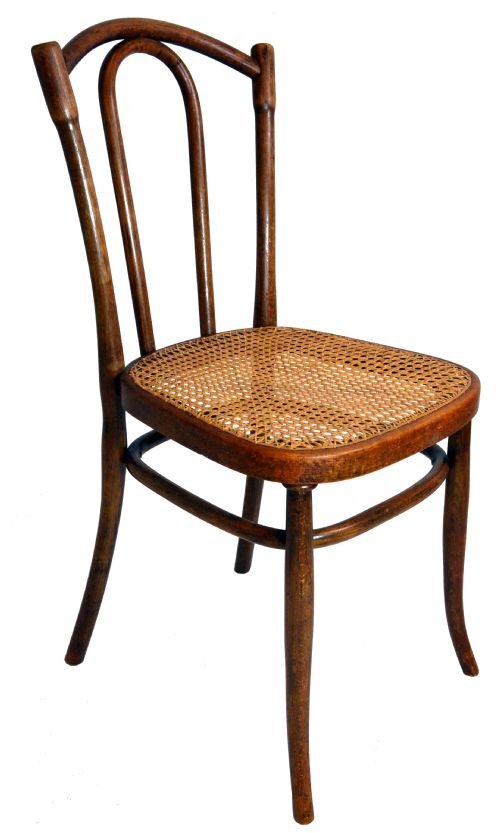 Bentwood Bergere Chair Cafe Side Kitchen Antique C1900