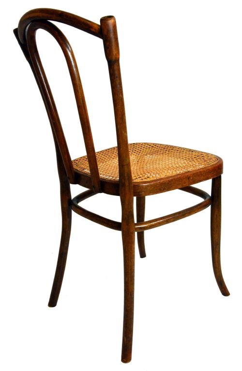 fig 1. Bentwood Bergere Chair Cafe Side Kitchen Antique c1900
