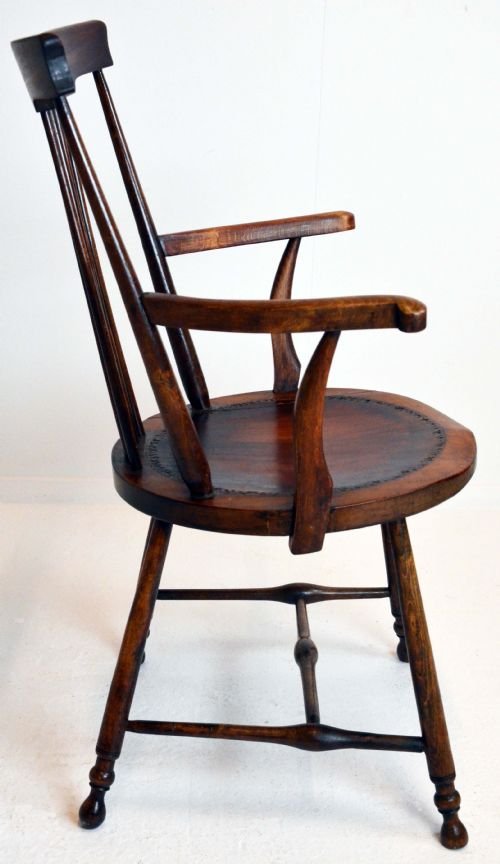 fig 2. Windsor Elbow Chair Armchair Antique c1900