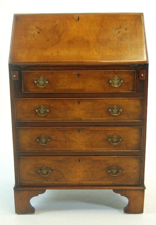 fig 3. Antique Walnut Bureaux Davenport Bureau Cheveret Desk
