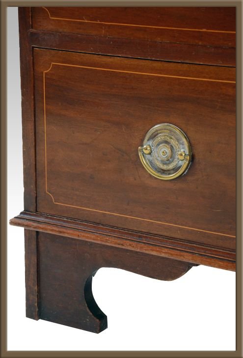 fig 2. Antique Mahogany Bureaux Davenport Bureau Cheveret Desk