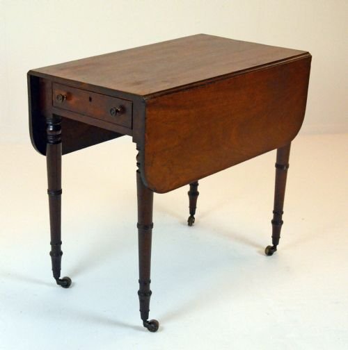 fig 1.
English Pembroke Table Regency Antique Sofa Side Tea
