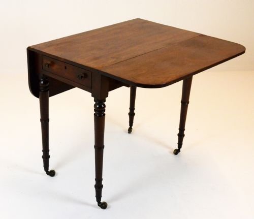 fig 2.
English Pembroke Table Regency Antique Sofa Side Tea