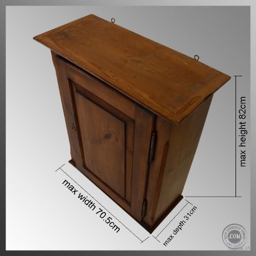 fig 1. Antique Victorian Pine Small Hanging Cabinet & Drawers
Superb & Unique Piece - Great Condition - Lovely Size